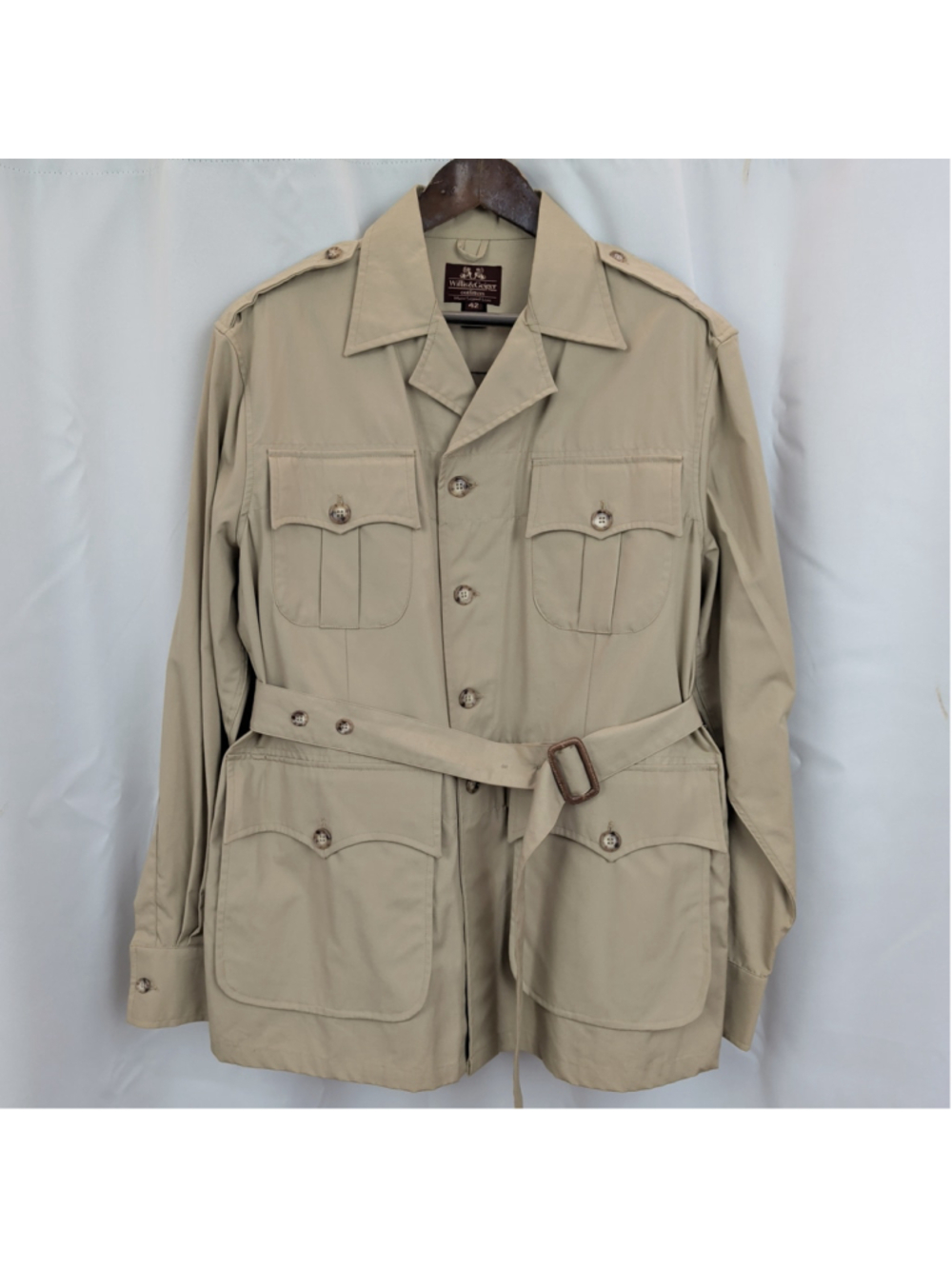 Willis & Geiger Outfitters USA Made Vintage Safari jacket 42